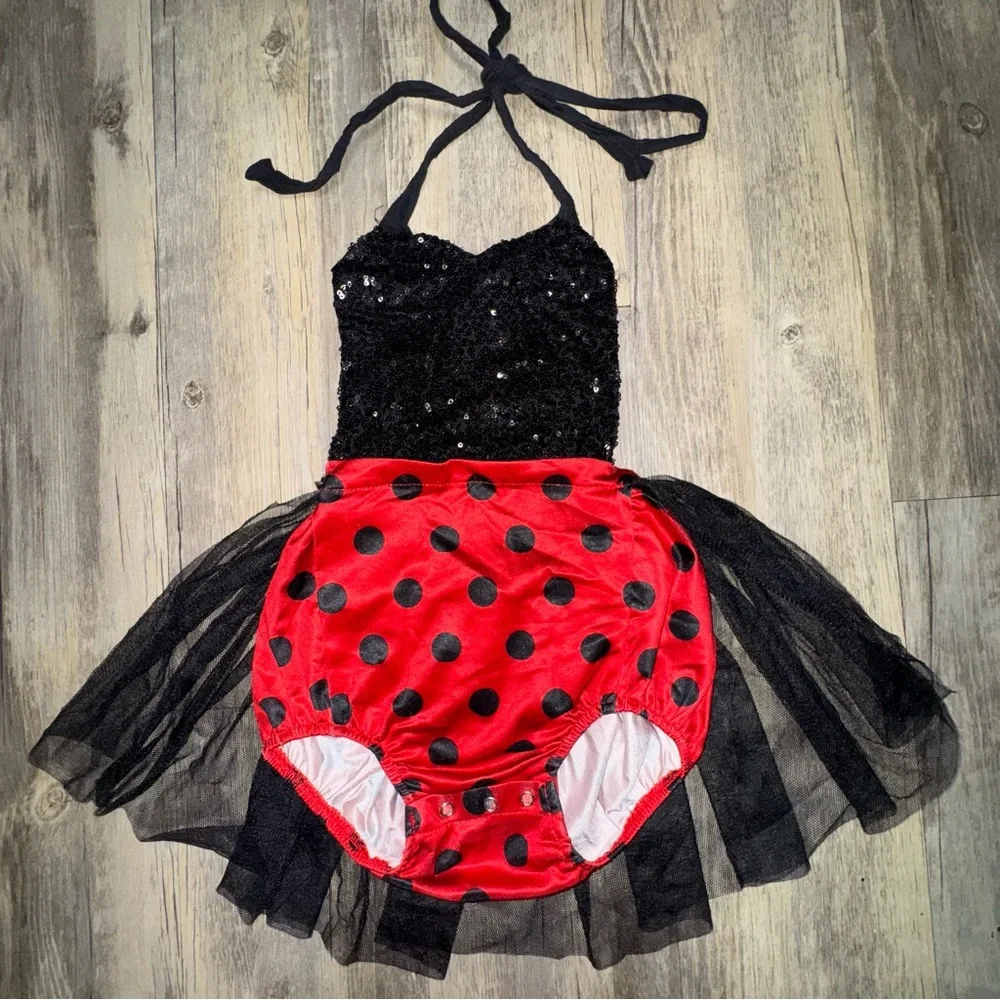 Ladybug Kids Costume - Red and Black